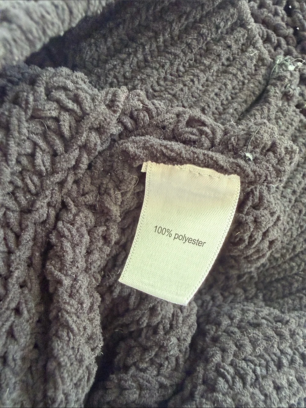 Maurices Black Open-Knit Scoopneck Sweater, XS